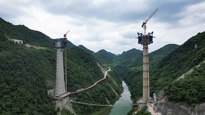 决胜天堑 | 博远挂篮助力中交路建瓮马铁路南北延伸线7座连续梁施工